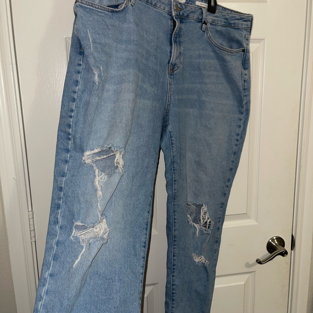 Forever 21 Ex Boyfriend Light Blue Denim Jeans
